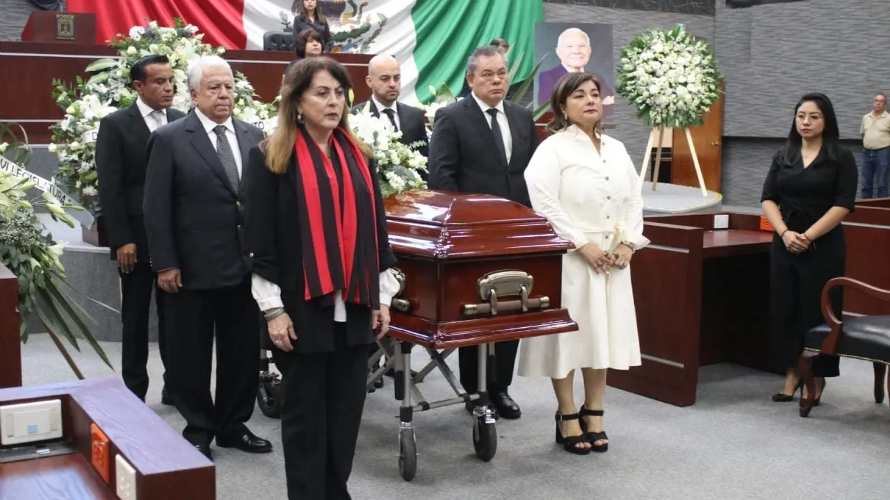 Morelos despide a Juan Salgado Brito con homenajes póstumos en Palacio de Gobierno y Congreso