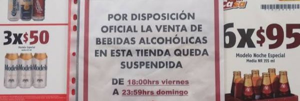 Ley Seca en Navidad y Año Nuevo