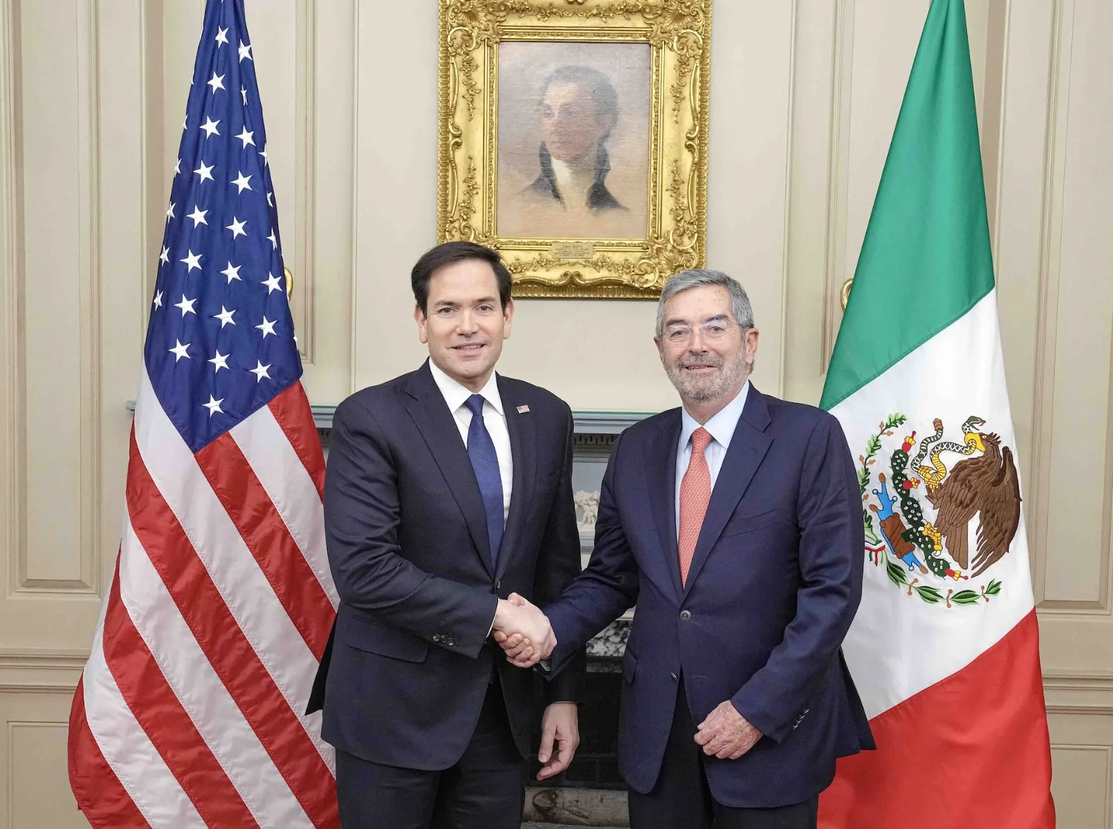 Marco Rubio agradece a De la Fuente esfuerzos de México en migración