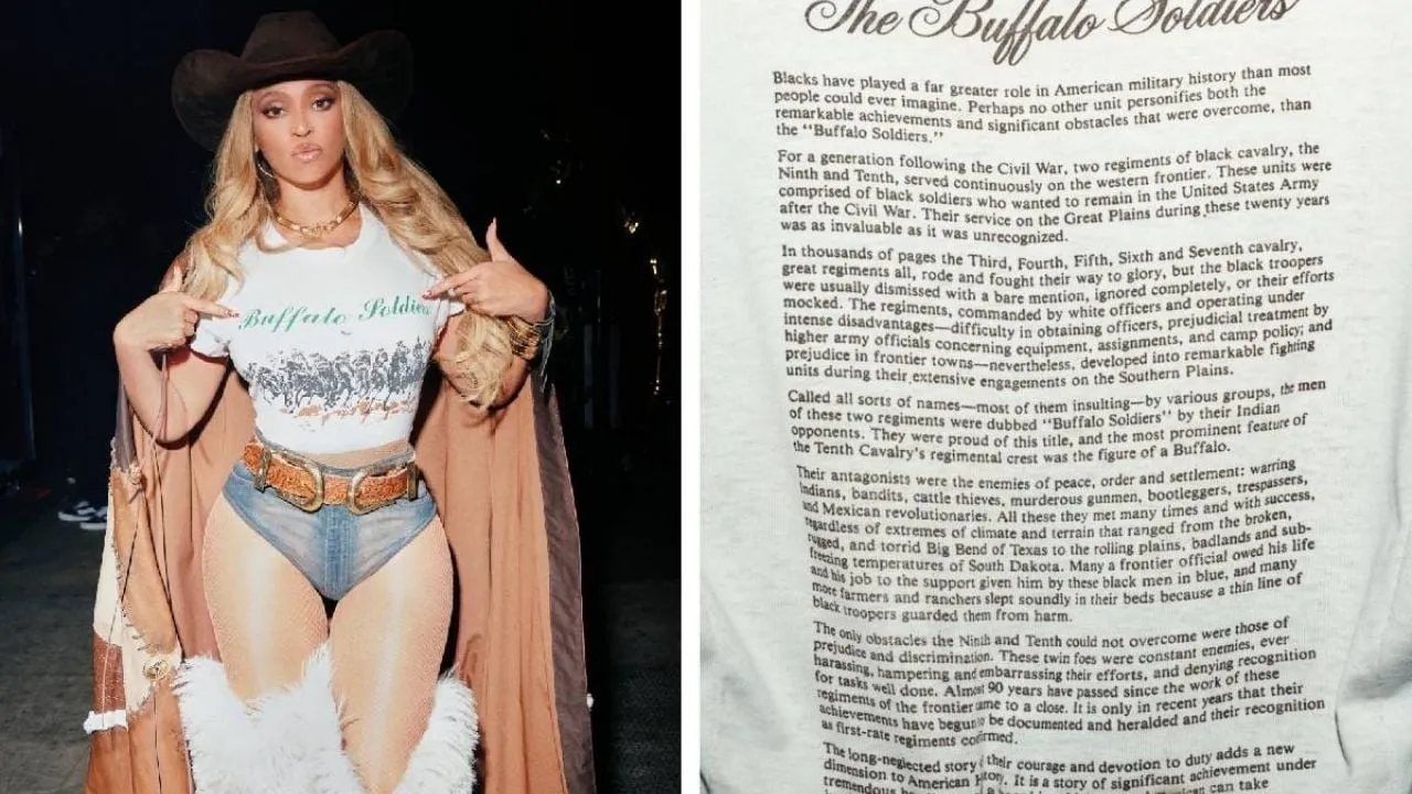 Critican a Beyoncé por vestir camiseta que llama "enemigos de la paz" a indígenas norteamericanos
