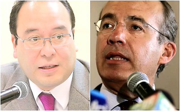 Calderón y Murayama entran en debate sobre la validez de clip en firmas de México Libre. 