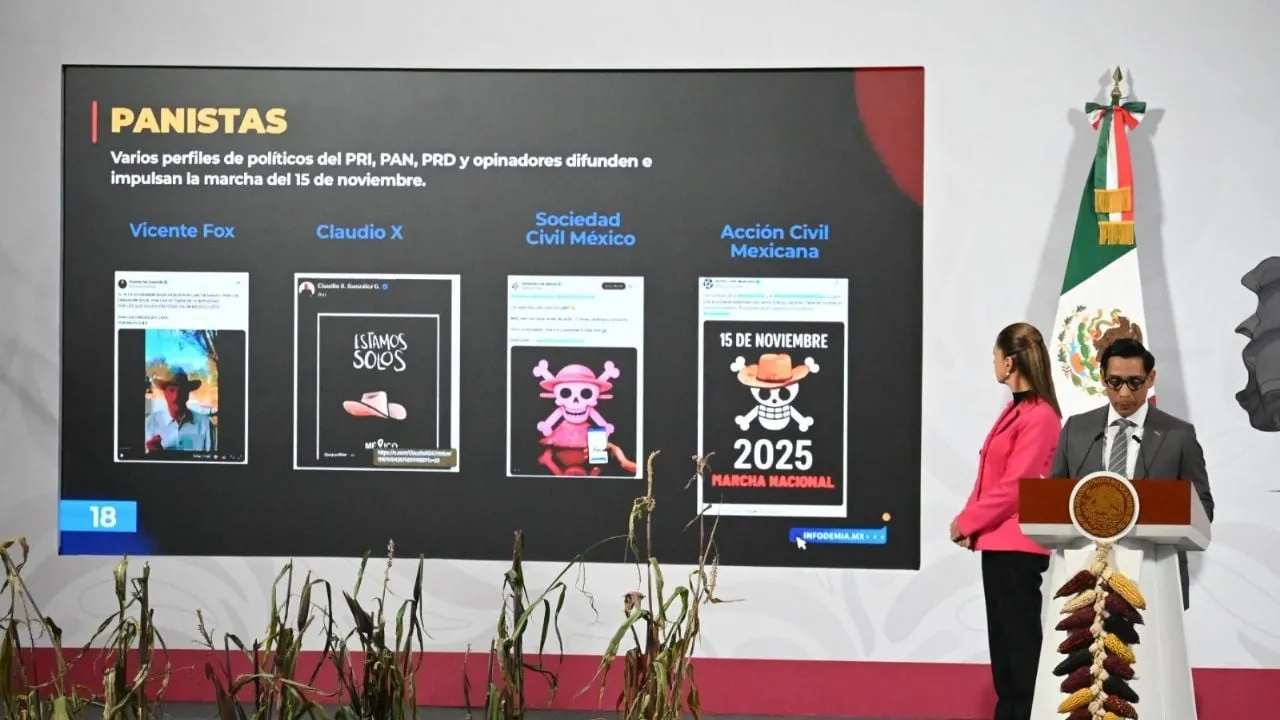 Acusan a PAN, PRI, Salinas Pliego y la derecha internacional de impulsar Marcha de la Generación Z