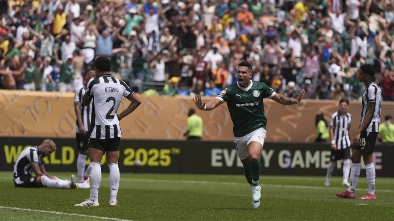 Paulinho anota en la prórroga y Palmeiras vence 1-0 a Botafogo en el Mundial de Clubes