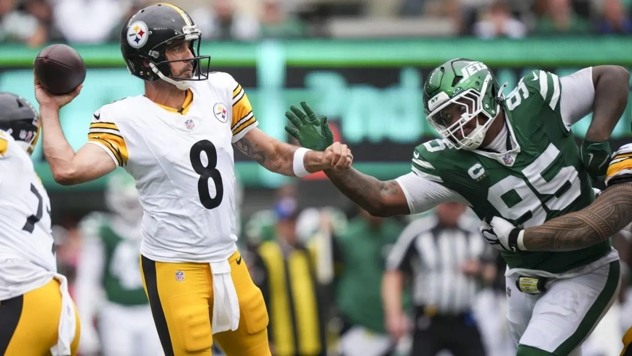 Los Steelers y Aaron Rodgers debutan con victoria al vencen 34-32 a los Jets