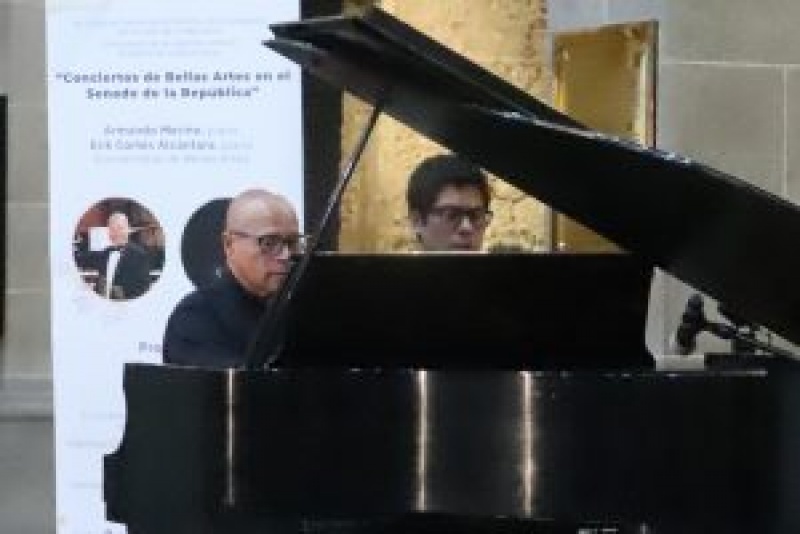 Presentan en el Senado concierto de piano en homenaje a Franz Schubert y Johannes Brahms