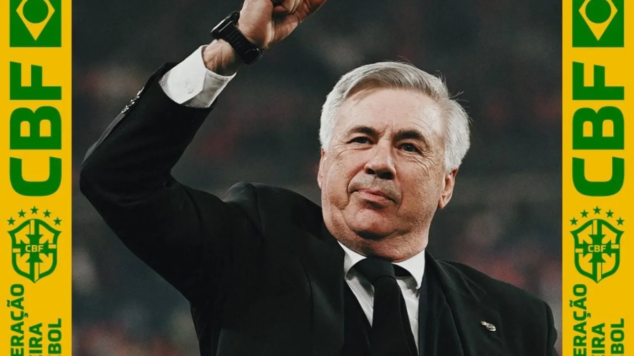 Es oficial: Carlo Ancelotti será el director técnico de Brasil para el Mundial de 2026