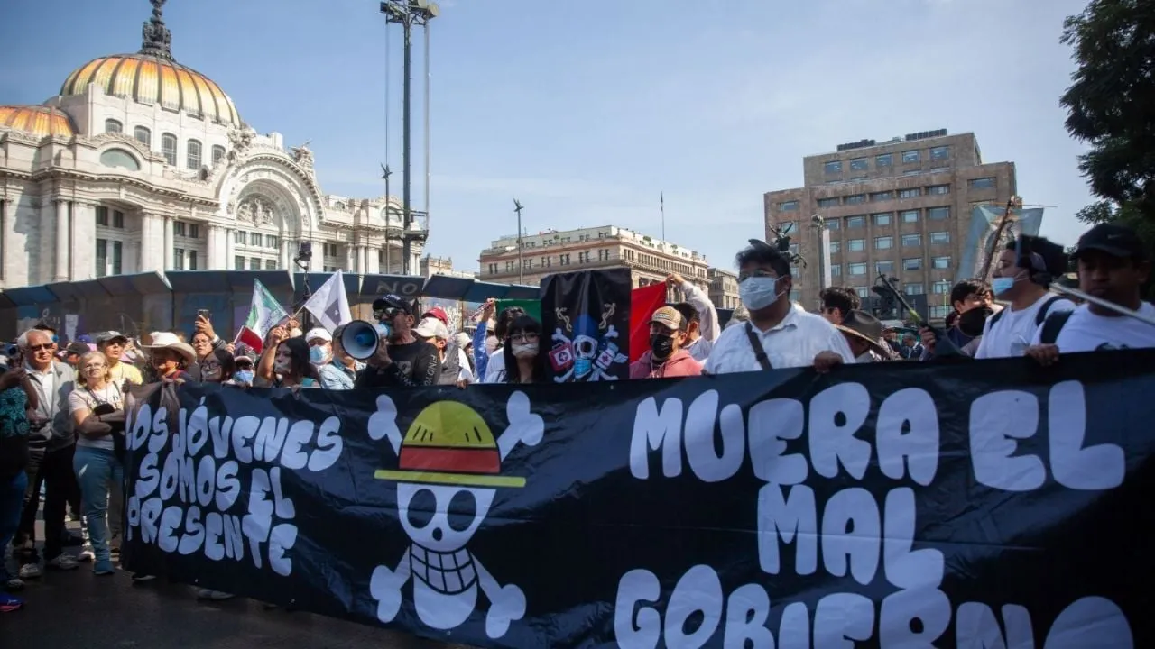 Marcha de la Generación Z sólo reunió a 300 personas, según el Gobierno de la CDMX