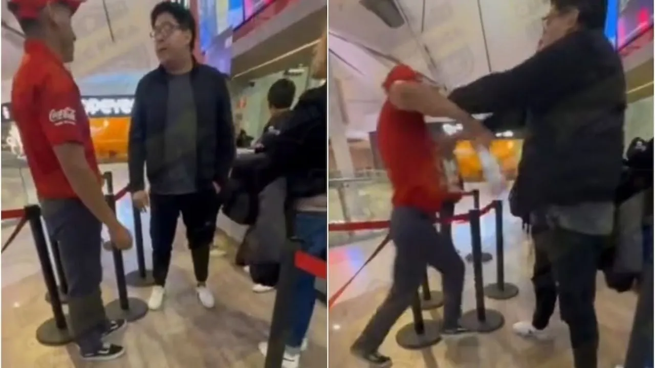 Hombre agrede a empleado de cine tras negarle boletos para sala IMAX (Video)