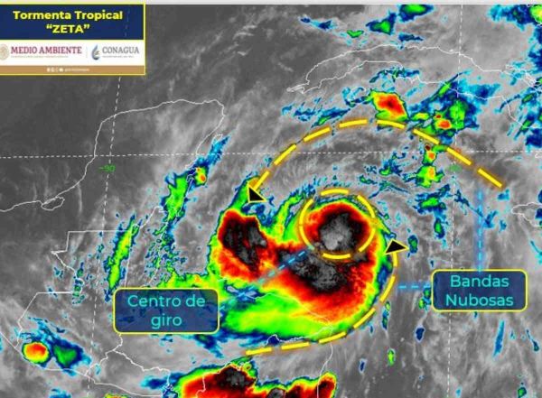 Alerta por tormenta tropical ‘Zeta’