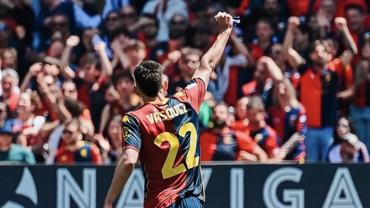 Johan Vásquez anotó gol en la derrota 2-1 del Milan vs. Genoa (Video)