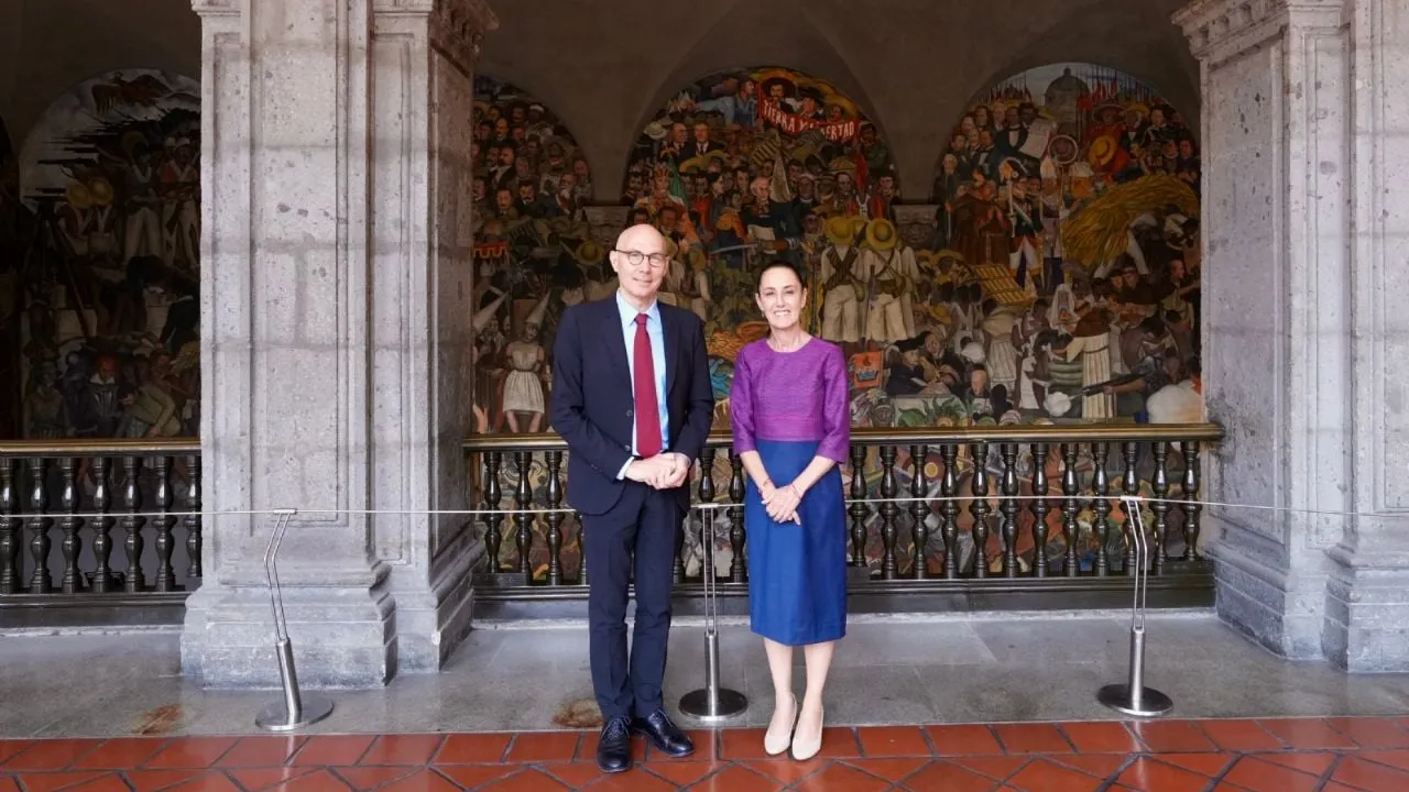 Sheinbaum: acordamos vías de colaboración con Volker Türk