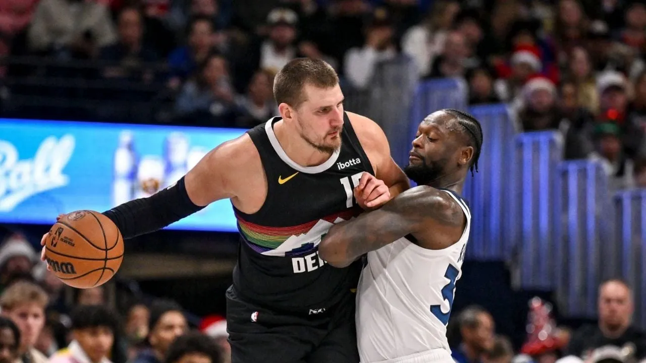 El pívot serbio Nikola Jokic se queda cerca del récord de puntos en el Christmas Day de la NBA