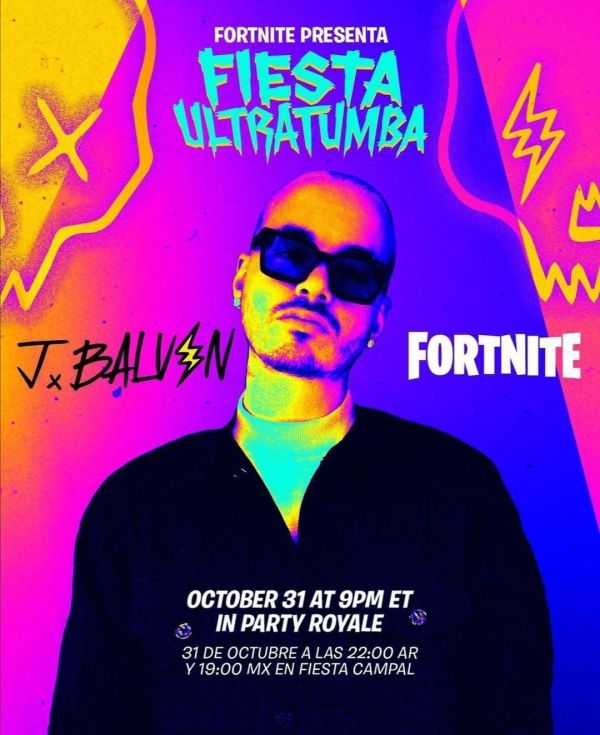 J Balvin en Fornite