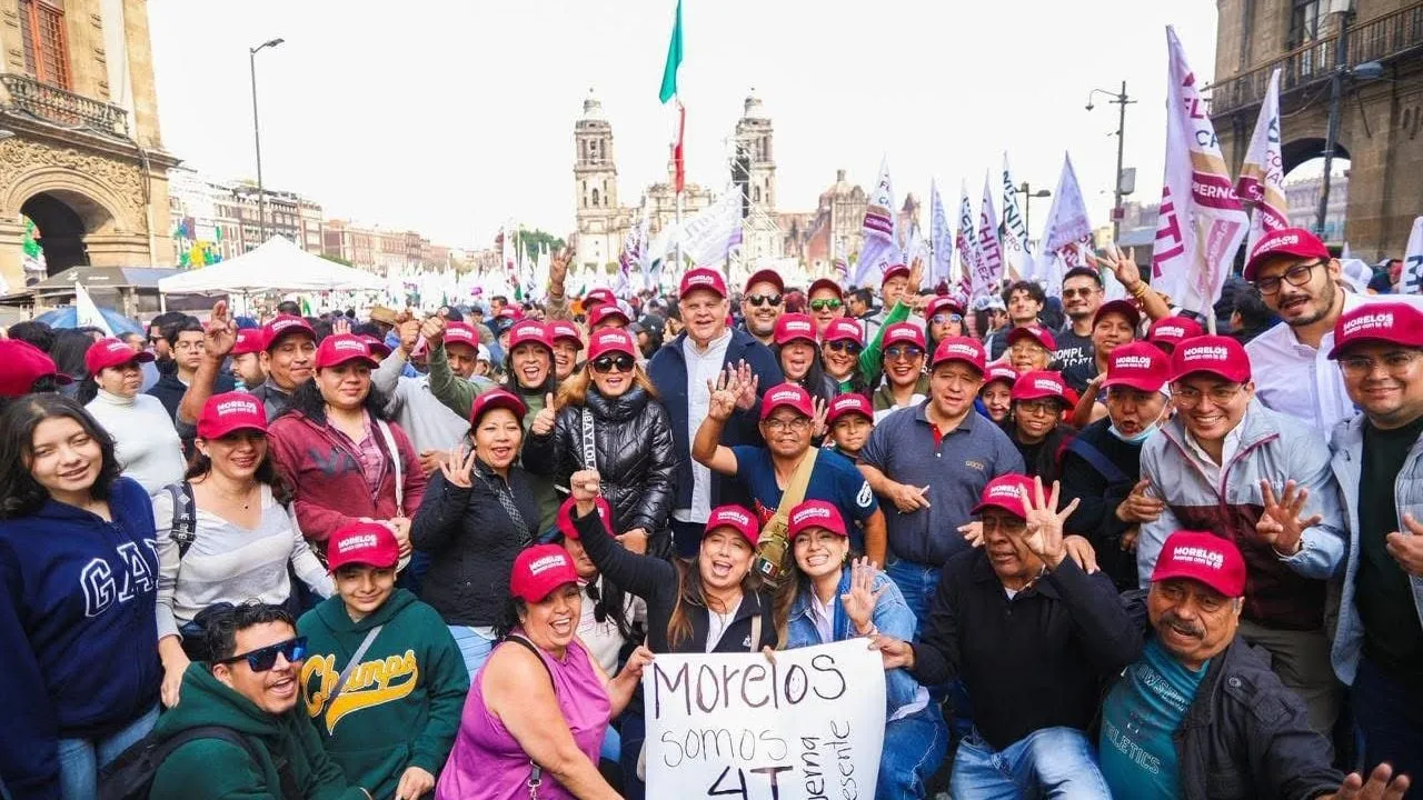 Acarrean a burócratas del Ejecutivo de Morelos y a personas beneficiarias a festejo de la 4T