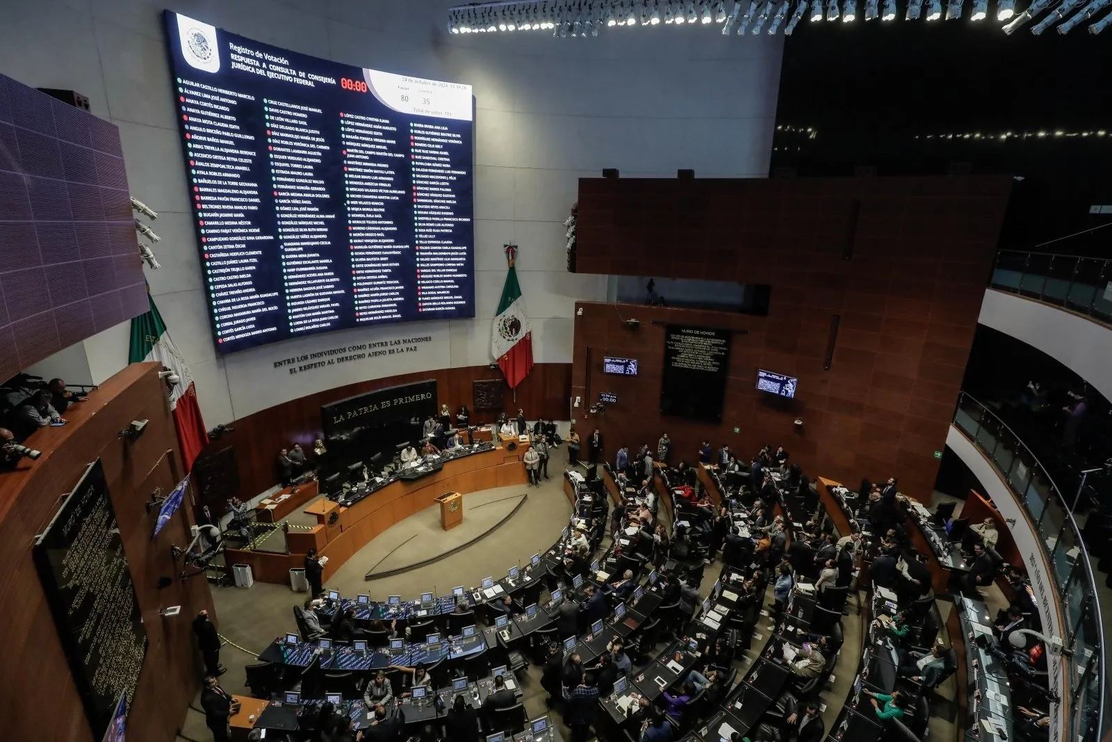 Senado dice que Sheinbaum no tiene atribución para bajar la reforma judicial del Diario Oficial