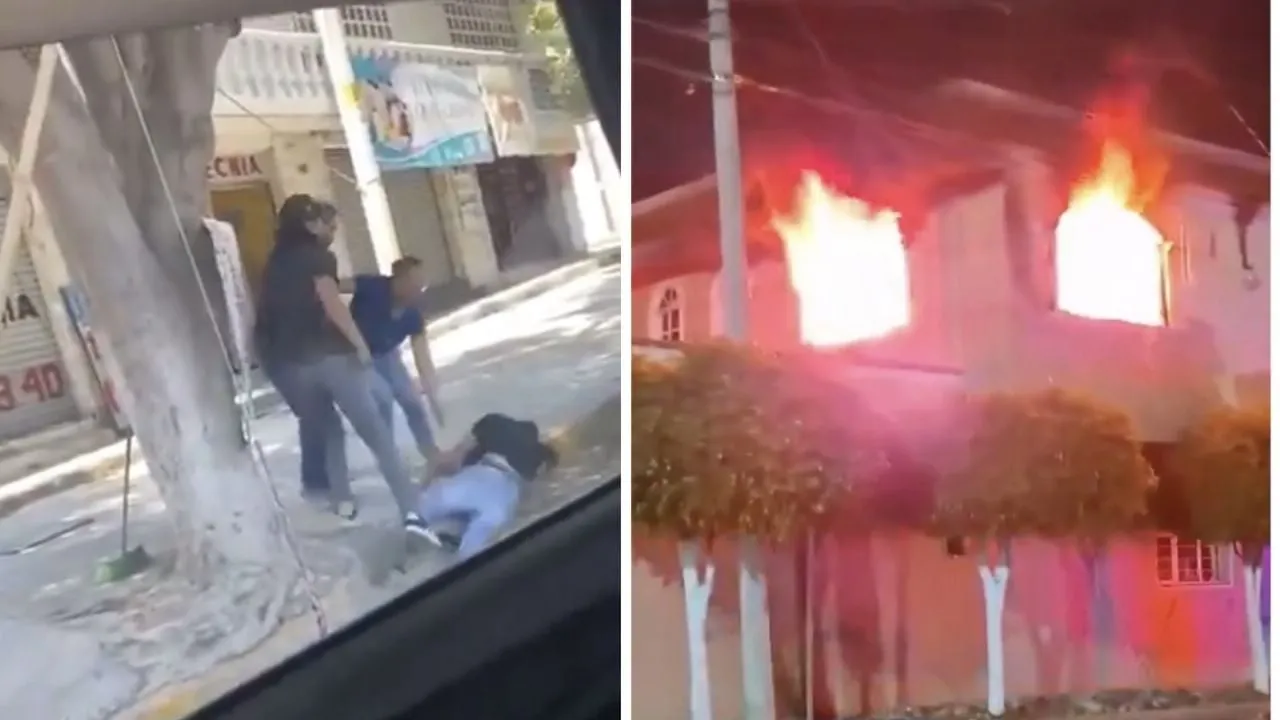 Golpiza a vendedor de frutas desata ira en Tehuacán; incendian casa, negocio y auto de agresores (Videos)