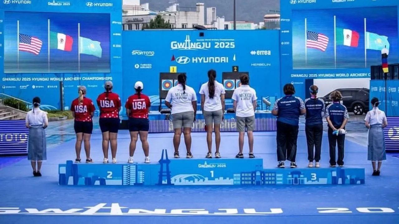 México gana medalla de oro por primera vez en Campeonato Mundial de Tiro con Arco (Video)