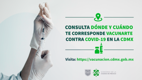 Adultos mayores pueden consultar AQUI la fecha, hora y lugar correspondientes para su vacuna contra COVID19.