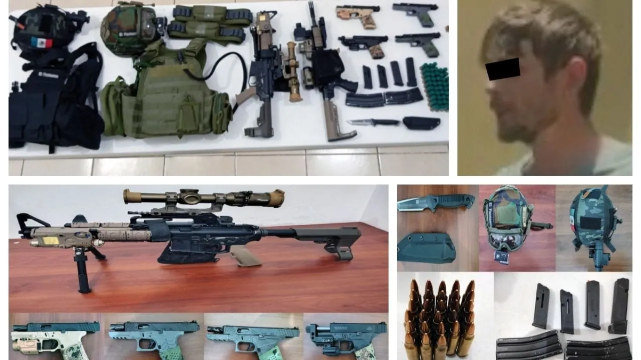 Detienen a estadunidense con armas largas y credencial de la CIA en Edomex