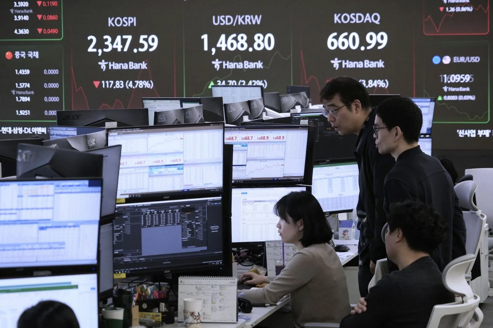 Caen mercados asiáticos por efecto Trump; el Nikkei de Japón se desploma casi un 8 por ciento