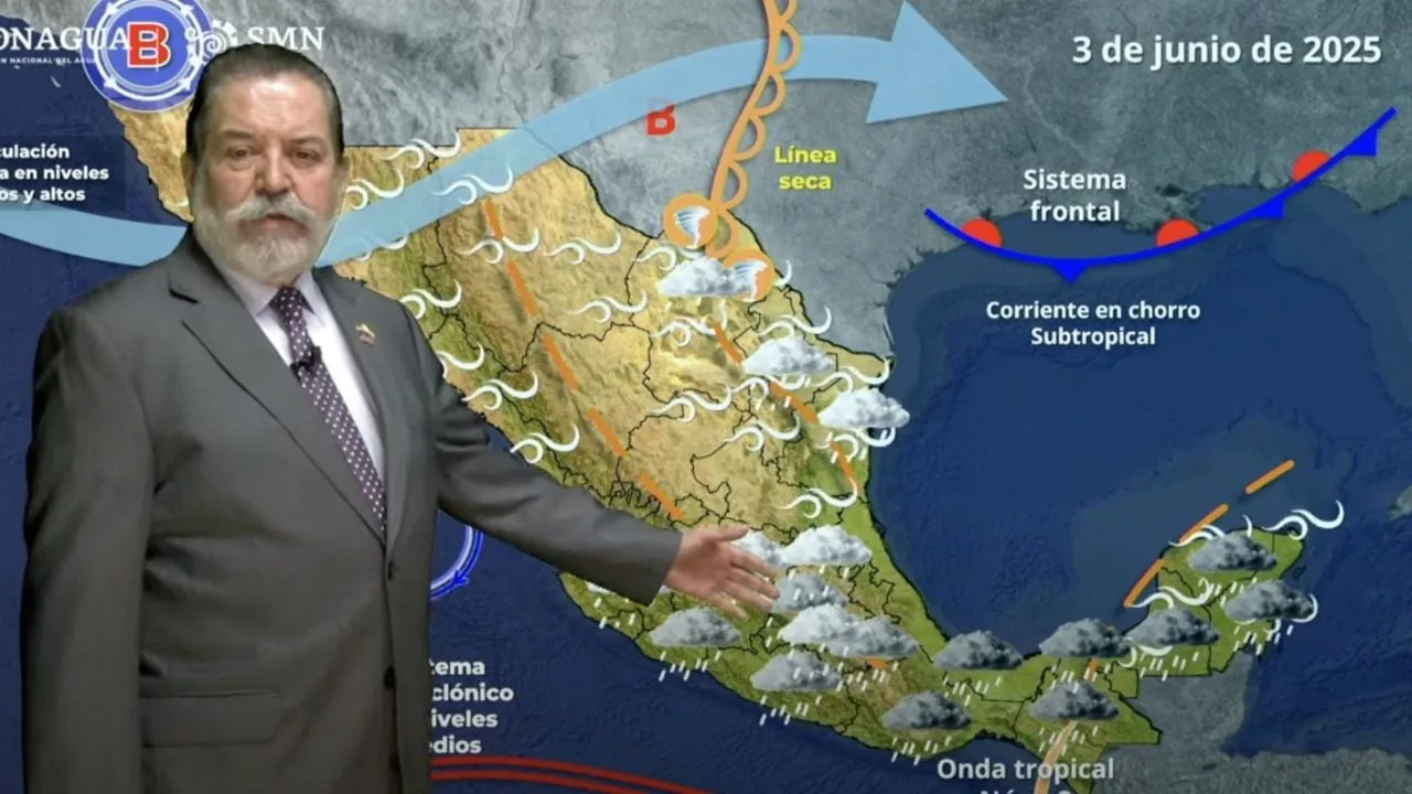 Precaución: lluvias fuertes e intensas azotarán el martes a estas 20 entidades