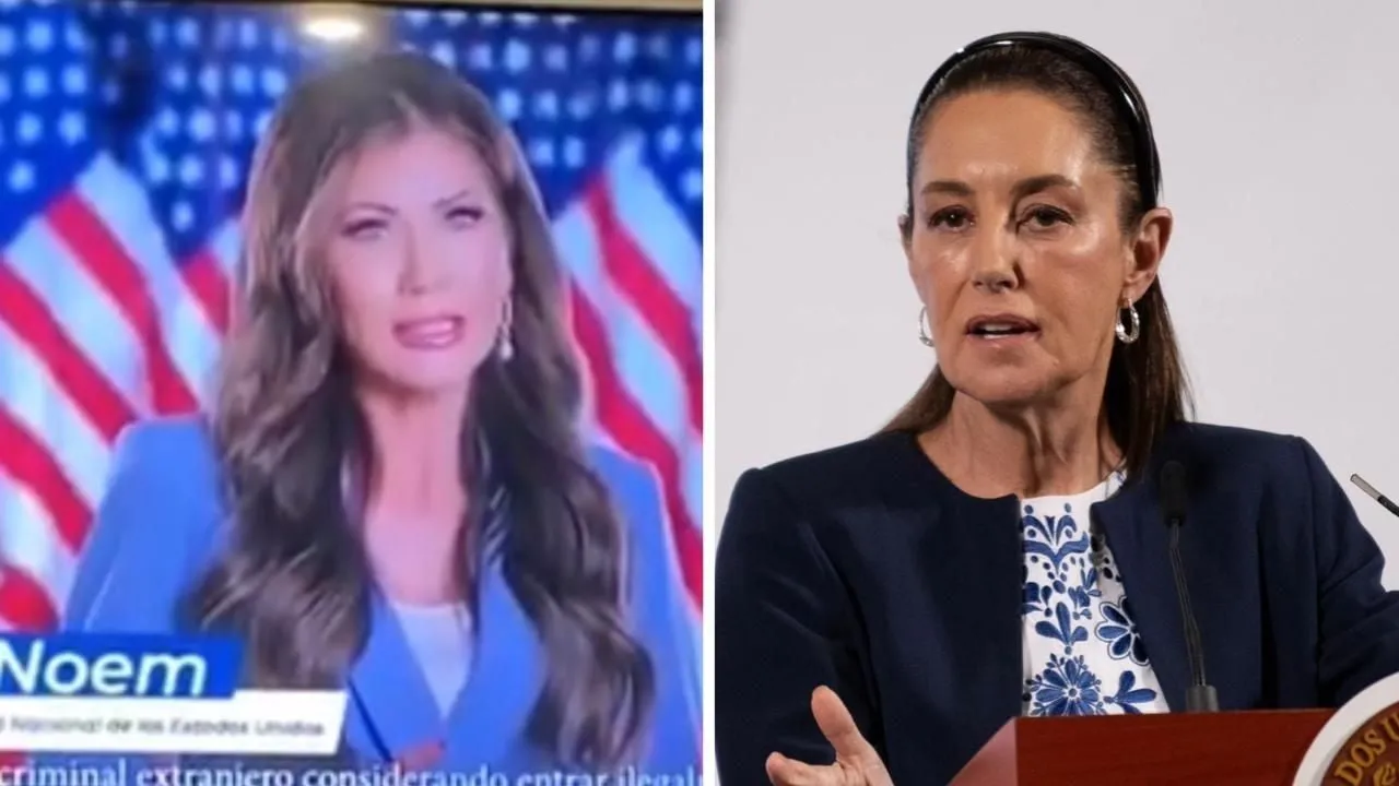 Sheinbaum rechaza los spots antiinmigrantes de Kristi Noem y anuncia reforma para prohibirlos