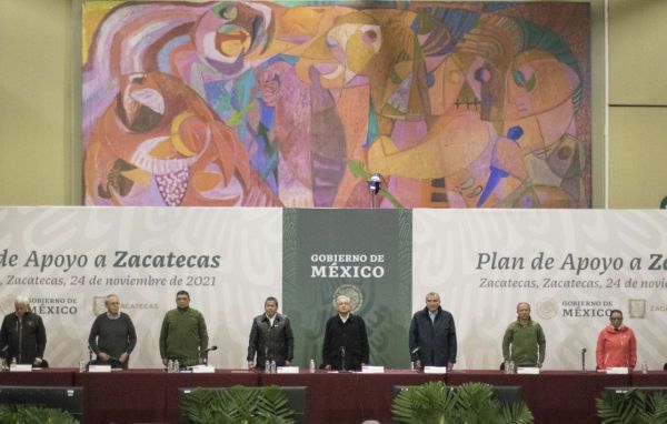 AMLO rescatará a Zacatecas con apoyo social y militar.