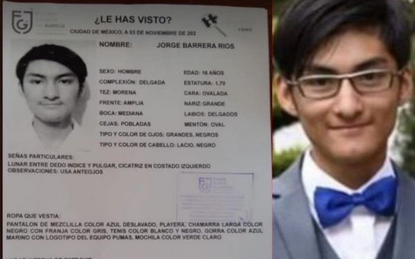 Aparece Jorge Barrera, el alumno de prepa 5 al que jugaron broma pesada.