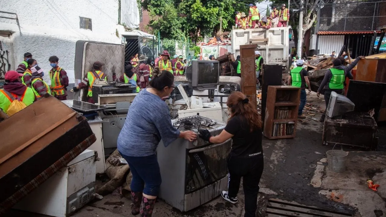 Brugada confirma daños en 87 inmuebles de Magdalena Contreras por las lluvias