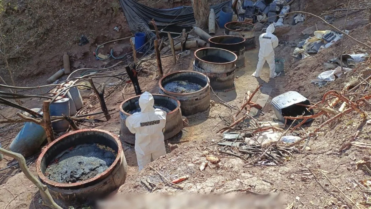 Desmantelan cinco narcolaboratorios en Jalisco, Nayarit y Sinaloa