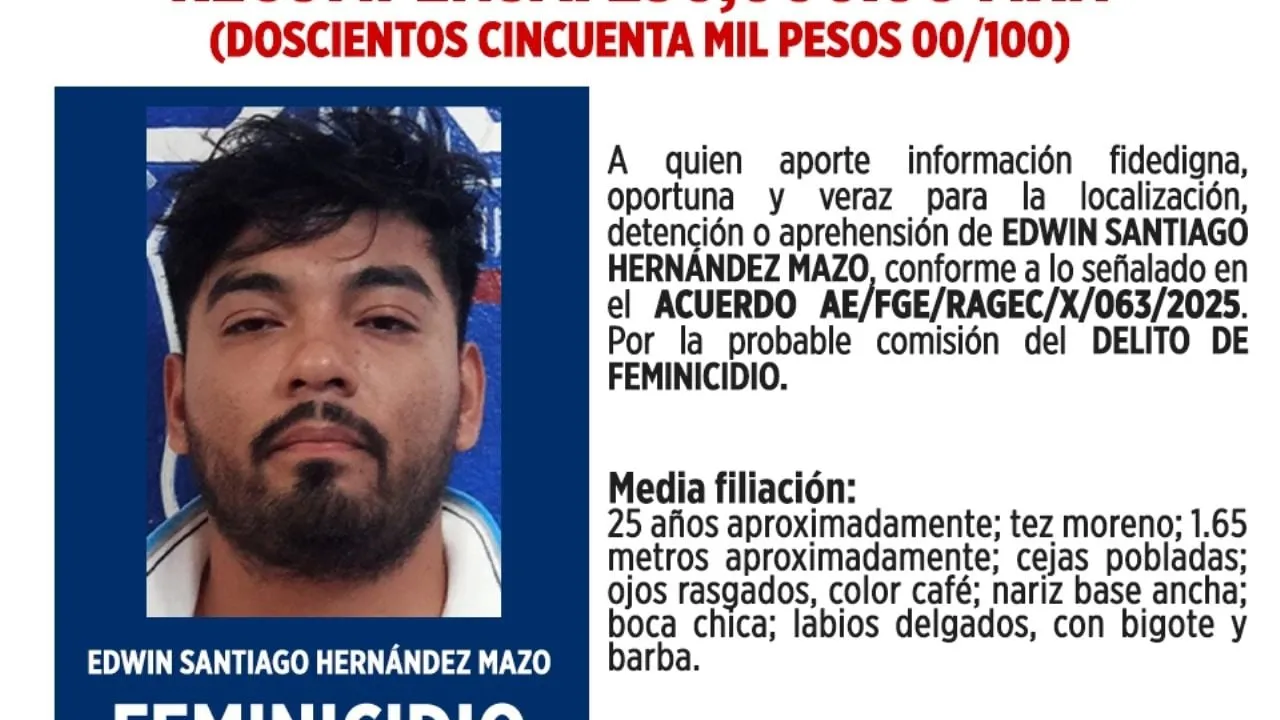 Detienen en Tabasco a feminicida de Mariana; había aparentado un “accidente”