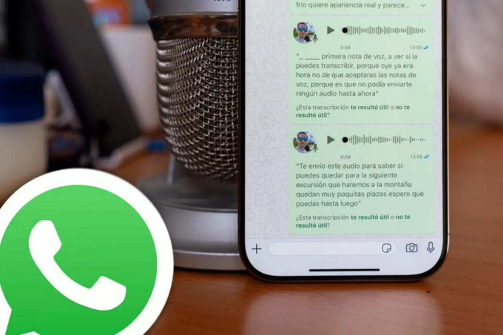 WhatsApp tiene nuevas funciones: así puedes convertir los mensajes de voz a texto