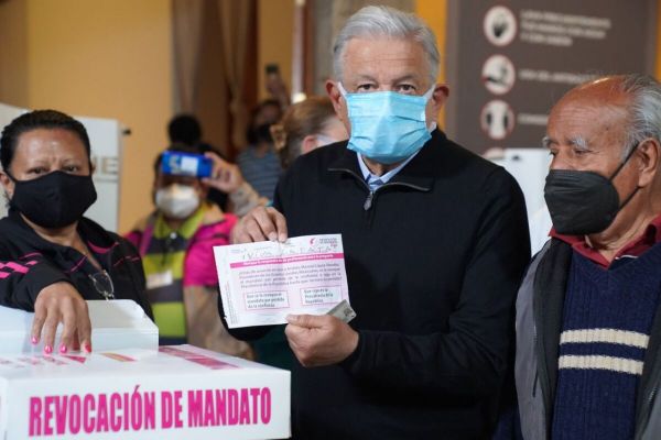 ¡NO SERÁ VINCULANTE! CONSULTA DE REVOCACIÓN DE MANDATO NO ALCANZÓ LA PARTICIPACIÓN REQUERIDA