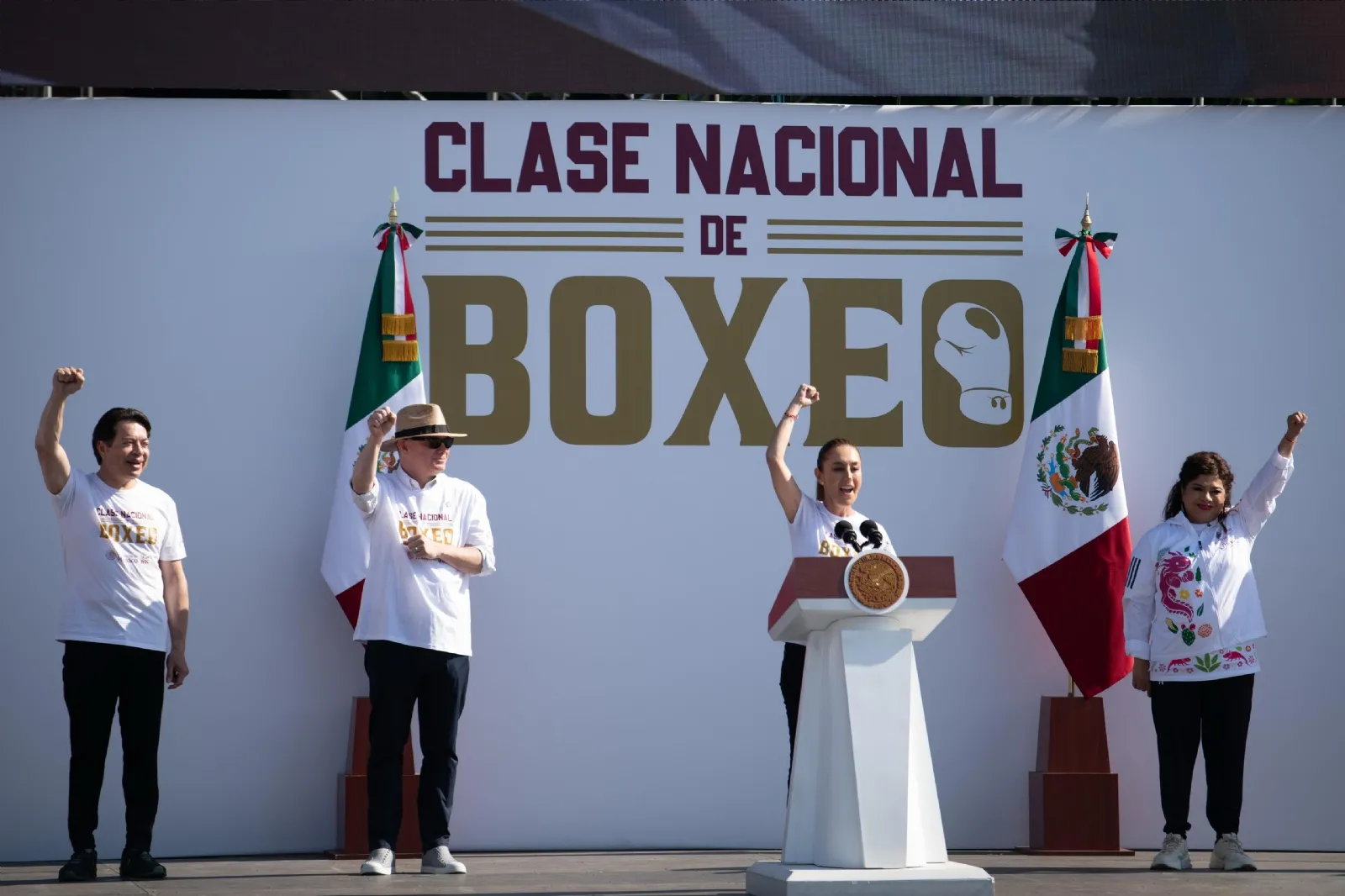“Elegimos ser un país libre”: Sheinbaum reivindica soberanía en Clase Nacional de Boxeo