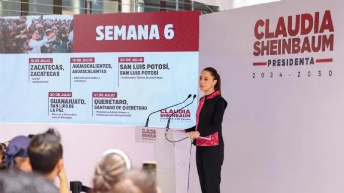 Sheinbaum anuncia mitin después de su toma de posesión: así será el 1 de octubre