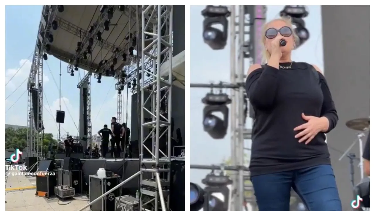 Alicia Villarreal realizó prueba de sonido minutos antes de colapso de escenario en la GAM
