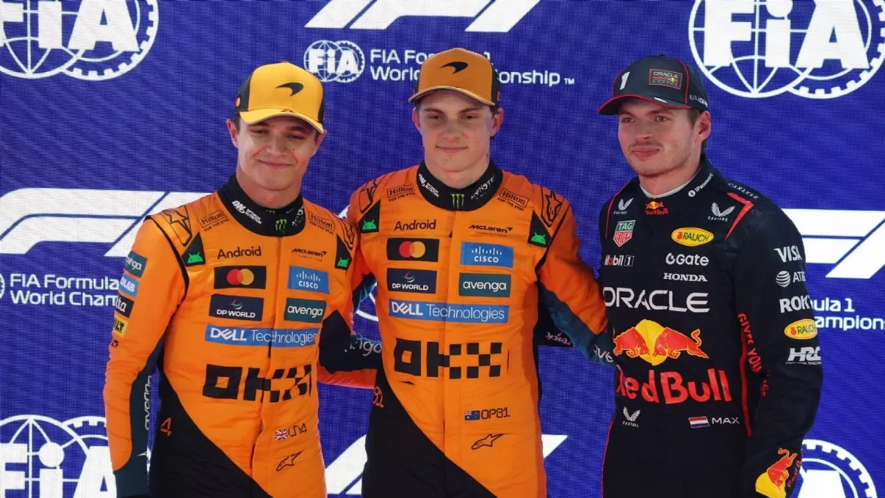 Piastri logra la pole position para el GP de Catar, seguido por Norris y Verstappen