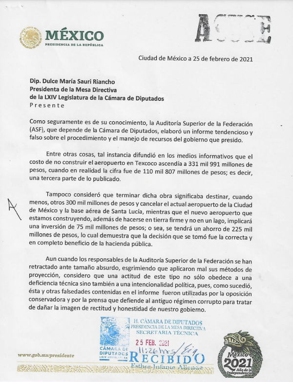 AMLO Pide investigar a la ASF: “Se trata de una actitud politiquera de la oposición.”