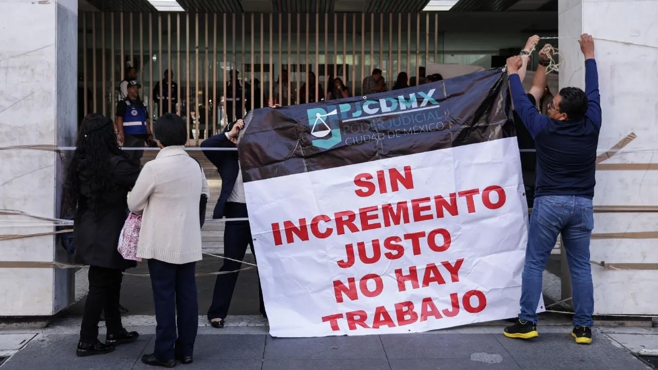Pese a acuerdo, trabajadores del Poder Judicial de la CDMX mantienen cerrados inmuebles