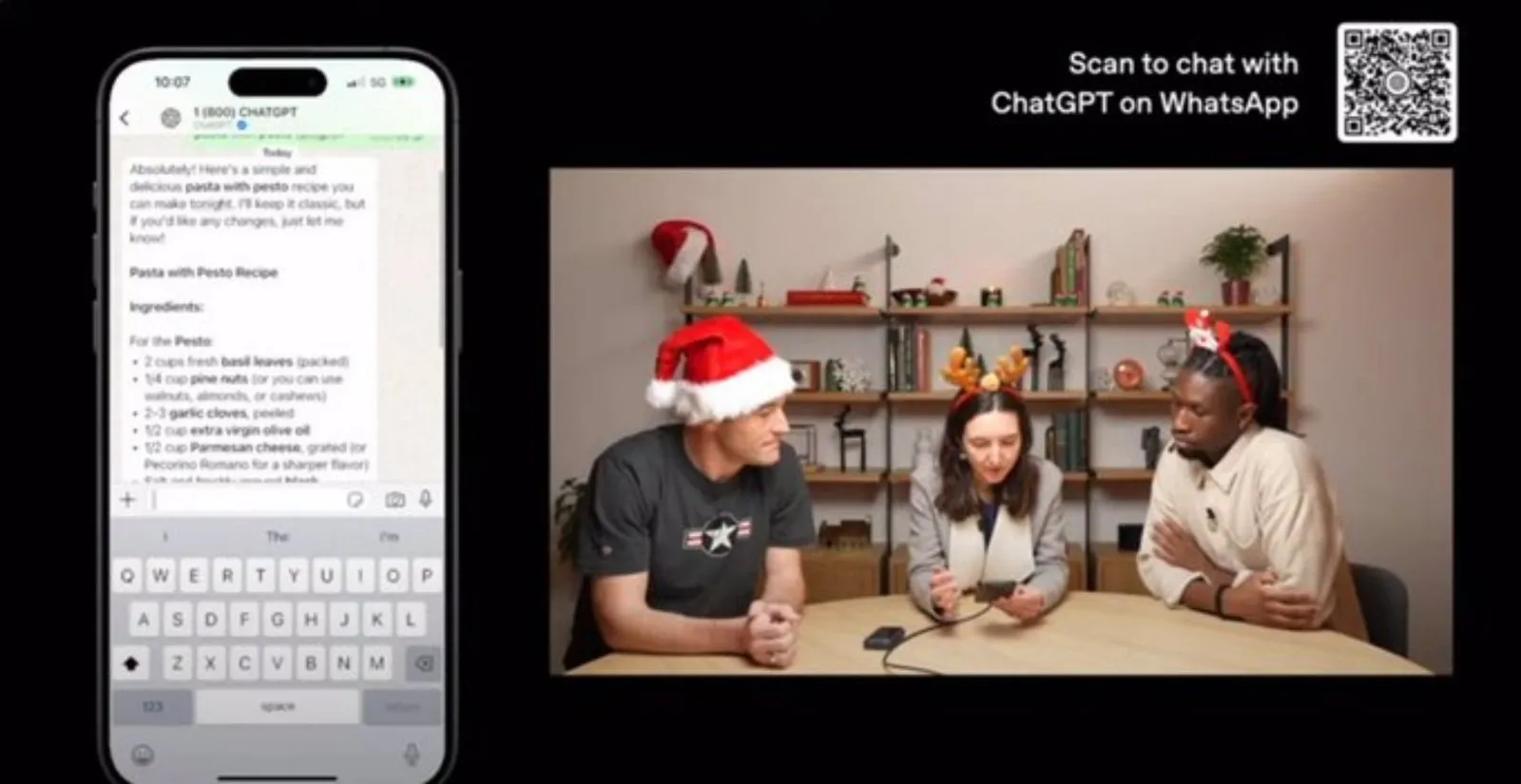OpenAI permite conversar con ChatGPT a través de WhatsApp y llamadas telefónicas, con el nuevo contacto 1-800-ChatGPT