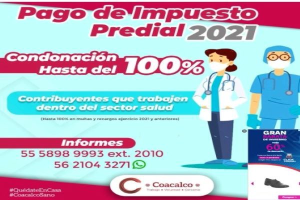 Trabajadores del sector salud no pagarán impuestos en el 2021