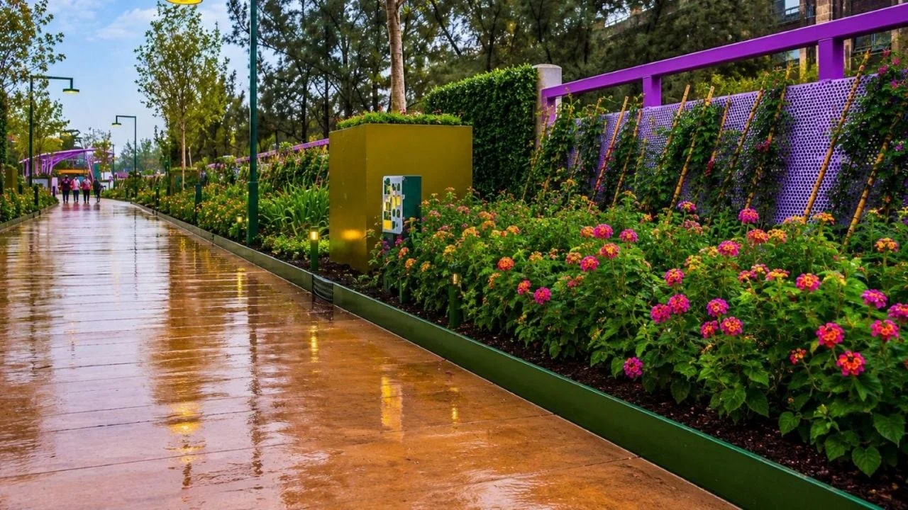 Jardín Flotante: arranque entre encharcamientos, obras inconclusas y trabajos adicionales