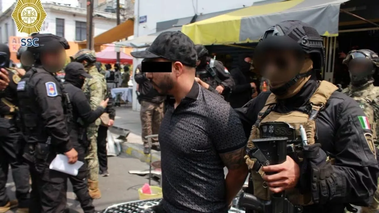 Detienen a "El Raider", líder de banda de robo de autos en la alcaldía Cuauhtémoc