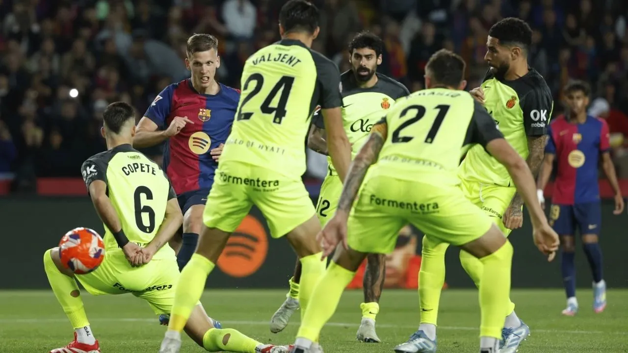 El Barcelona aumenta su ventaja en LaLiga al vencer 1-0 al Mallorca con gol de Dani Olmo