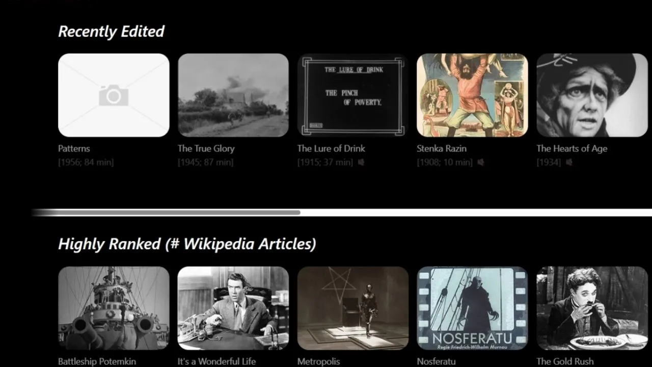 WikiFlix: El "Netflix gratuito" de Wikipedia
