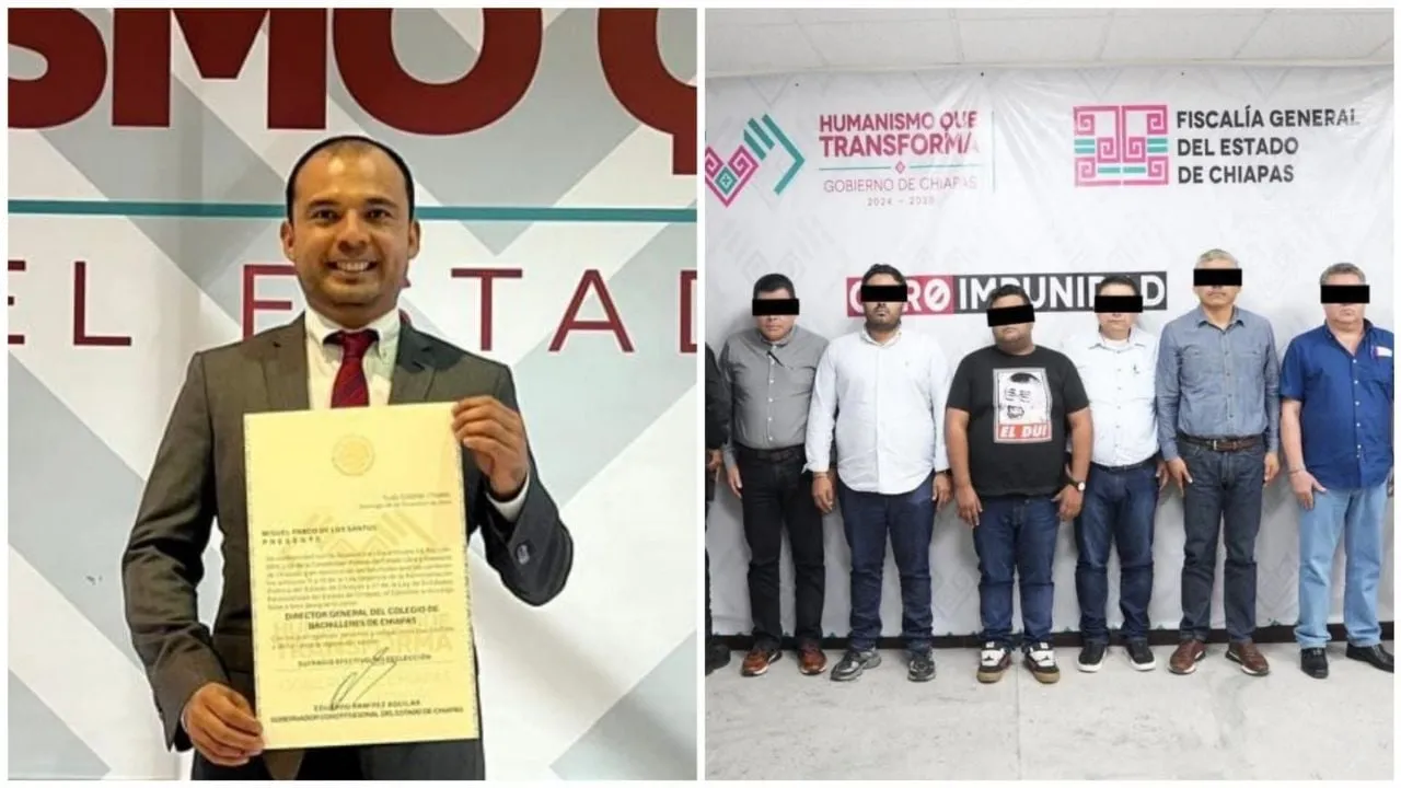 Destituyen a director del COBACH Chiapas tras detención de seis funcionarios por extorsión