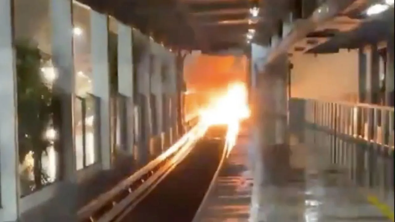 Explosión e incendio en la estación San Antonio Abad del Metro de la CDMX (Videos)