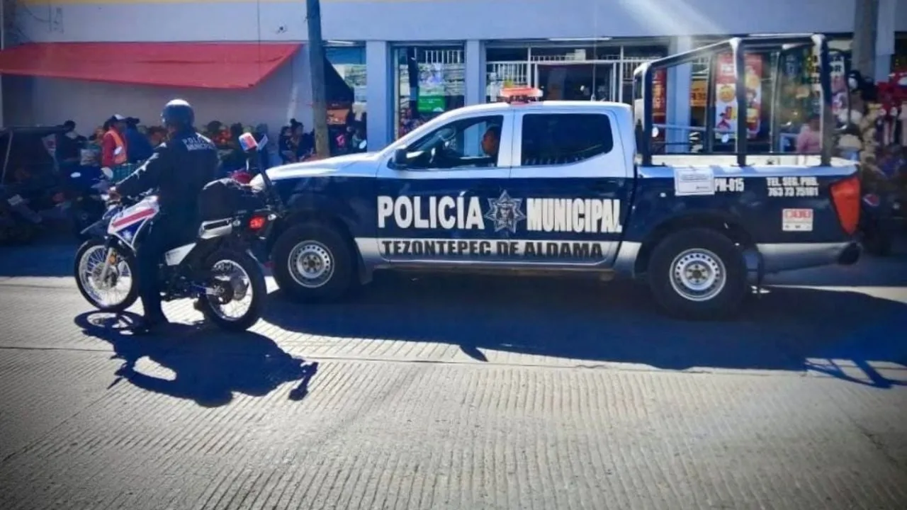 Detienen a director, subdirector y exagente de la policía de Tezontepec, Hidalgo