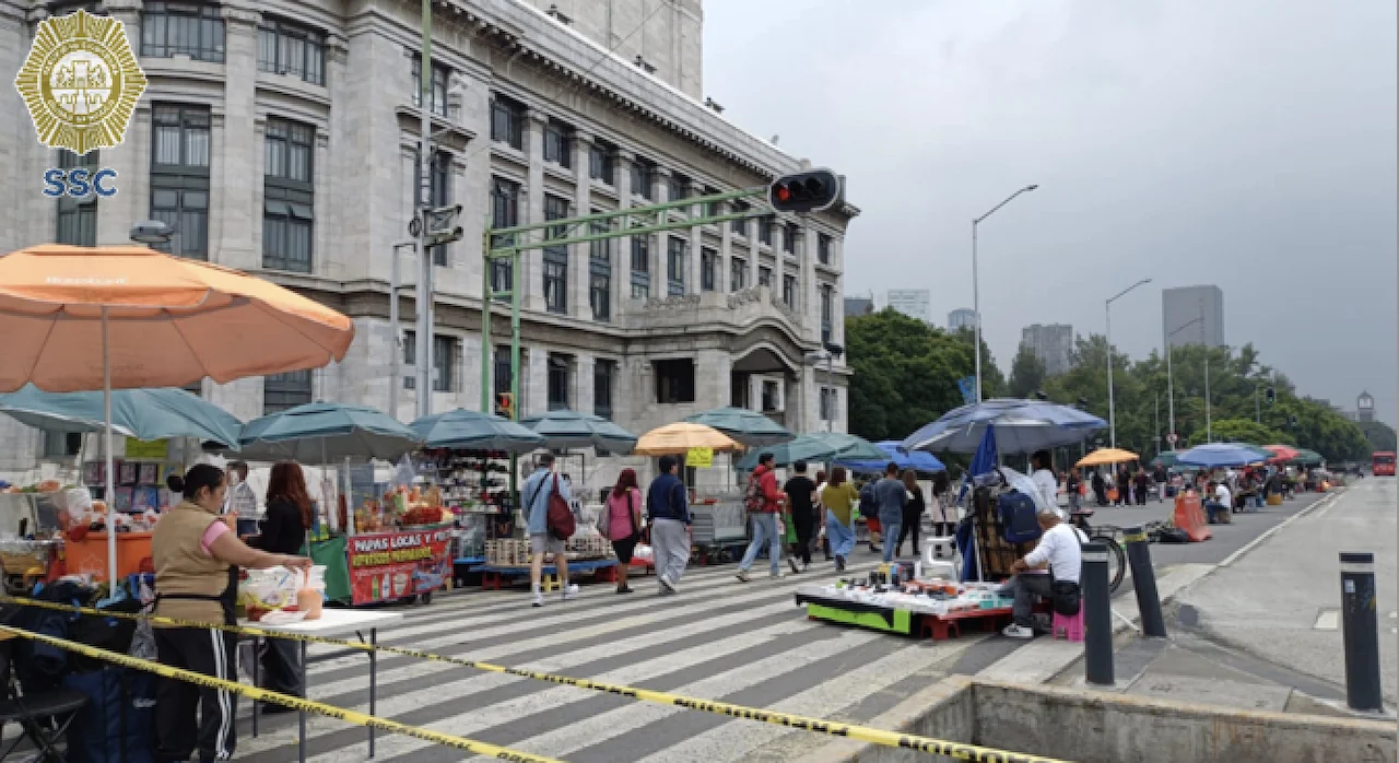 Nuevo bloqueo de ambulantes de la Alameda; “no vamos a ceder”: Cravioto