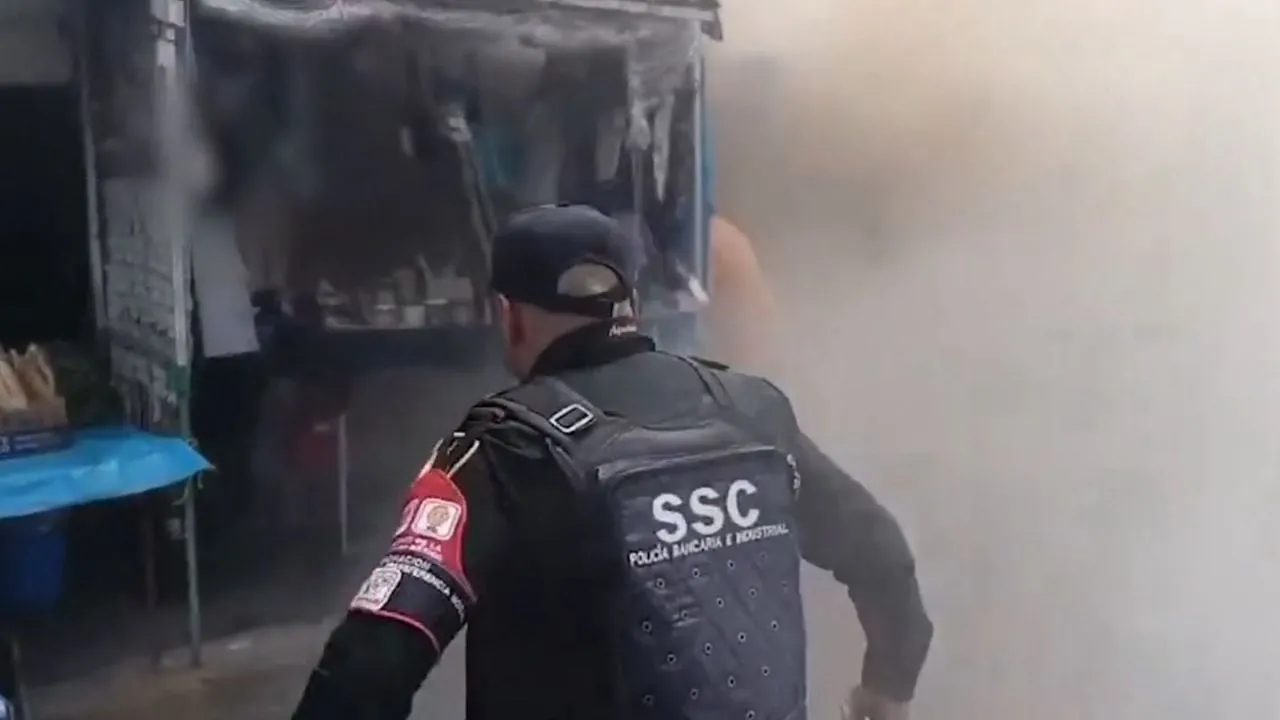 Flamazo en Cetram Zaragoza deja tres lesionados (Video)